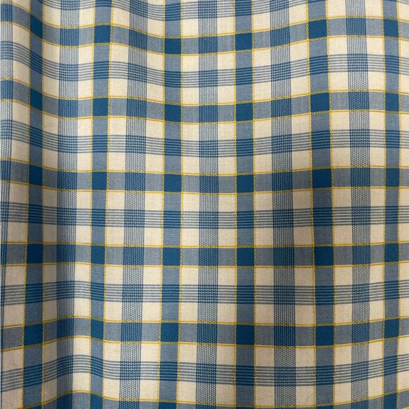 Banana Republic grant fit non iron cotton stretch plaid button down size m tall - Picture 7 of 12